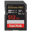 Sandisk Extreme PRO 512GB V60 UHS-II SD 280/150MB/s V60 C10 UHS-II