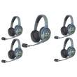 Eartec UltraLITE Double 5 osobowy system komunikacji bezprzewodowej - słuchawka podwójna [UL5D]