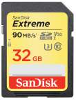 Sandisk SDHC 32 GB EXTREME 90MB/s Video Speed Class V30 U3 UHS-I