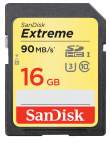 Sandisk SDHC 16 GB EXTREME 90MB/s C10 UHS-I U3
