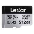 Lexar microSDXC Professional SILVER Plus UHS-I/U3/A2/4K V30 512GB