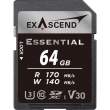 Exascend SDXC Essential  UHS-1 V30 64GB 