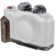 Smallrig Płytka montażowa L-Shape z drewnianym uchwytem do FUJIFILM X-M5 Czarna