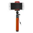  Statywy i mocowania kijki do selfie Caruba Plug and Play pomarańczowy Tył