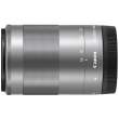 Obiektyw Canon EF-M 55-200 mm f/4.5-6.3 IS STM srebrny Boki