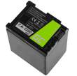 Akumulator Green Cell P-808 BP-809 BP-827 do Canon HF G10 S10 S21 S30 S100 S200 FS11 HF11 HF20 LEGRIA 7.4V 2250mAh Przód