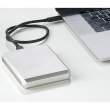  dyski zewnętrzne HDD LaCie Mobile Drive 5TB 3.1 USB-C srebrny Góra