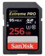 Karta pamięci Sandisk SDXC 256 GB EXTREME PRO 95MB/s C10 V30 UHS-I U3 Przód