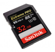 Karta pamięci Sandisk SDHC 32 GB EXTREME PRO 95MB/s U3 C10 UHS-I- wyprzedaż (opakowanie zastępcze) Tył