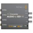  Transmisja Video konwertery sygnału Blackmagic Mini Converter Audio to SDI 4K Przód