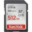 Karta pamięci Sandisk SDXC Ultra  512 GB 150MB/s· V30 UHS-I U3 Przód