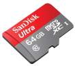 Karta pamięci Sandisk microSDXC 64 GB ULTRA 80MB/s C10 UHS-I + adapter SD + aplikacja Memory Zone Android