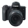 Aparat UŻYWANY Canon EOS M50  + ob. EF-M 18-150 mm czarny s.n. 913040001136-822113100335 Przód