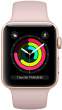  zegarki inteligentne Apple Watch Series 3 GPS, 38mm, złoty z różowym sportowym paskiem Tył