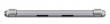  klawiatury BrydgeAir aluminiowa klawiatura bluetooth dla iPad Air, iPad Air 2 z podświetleniem - szara Tył