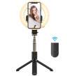 Fotografia i filmowanie smartfonem oświetlenie BlitzWolf Selfie stick z lampą pierścieniową BW-BS8 Pro Przód
