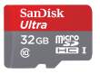 Karta pamięci Sandisk microSDHC 32 GB ULTRA 80MB/s C10 UHS-I + adapter SD Przód