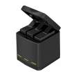  Kamery sportowe akumulatory i ładowarki Telesin Ładowarka trójkanałowa box dla GoPro Hero 8 + 2 baterie GP-BNC-801 Tył