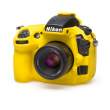 Zbroja EasyCover osłona gumowa dla Nikon D810 żółta Tył