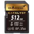 Karta pamięci Exascend SDXC Catalyst UHS-II V60 512GB Przód