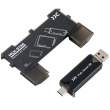 Etui JJC MCH-STK6GR na karty 2x SD, 4x microSD i czytnik kart USB 3.0Przód