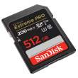 Karta pamięci Sandisk SDXC EXTREME PRO 512GB 200MB/s V30 UHS-I U3 Tył