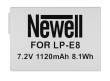 Akumulator Newell zamiennik Canon LP-E8 Góra