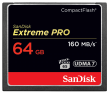 Karta pamięci Sandisk CompactFlash EXTREME PRO 64 GB 160 MB/s Przód
