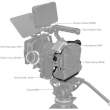  Rigi i akcesoria klatki Smallrig Klatka operatorska do Canon EOS R5 / R6 / R5C / R6 Mark II z BG-R10 z Battery Grip Cage [3464B]