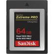 Karta pamięci Sandisk CFexpress TYP B Extreme Pro 64GB 1500 MB/s N Tył
