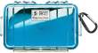  kufry i skrzynie Peli 1040 mikro skrzynka, niebieska wkładka przeźroczysta Przód