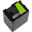 Akumulator Green Cell P-808 BP-809 BP-827 do Canon HF G10 S10 S21 S30 S100 S200 FS11 HF11 HF20 LEGRIA 7.4V 2250mAh Tył