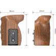  Rigi i akcesoria elementy do rigów Smallrig Uchwyt boczny Rosette QR Wooden Grip do kamer serii Z CAM E2 [HTS2457] Góra