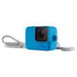  Kamery sportowe obudowy i kapsuły GoPro silikonowa obudowa niebieska Sleeve + Lanyard do HERO 8 Black Przód