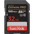 Karta pamięci Sandisk SDXC EXTREME PRO 32GB 100MB/s V30 UHS-I U3 Przód