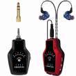  Audio słuchawki i kable do słuchawek Kimafun bezprzewodowy system odsłuchowy KM-G150-3 [TX + RX] Przód