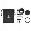  obudowy i kapsuły Puluz Aluminiowa klatka do GoPro Hero 7/6/5 Black z filtrem UV Tył