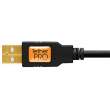  USB do aparatów Tethertools KABEL USB 2.0 - Mini-B 8-Pin 4.6m black (CU8015-BLK) Boki