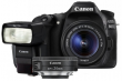 Lustrzanka Canon EOS 80D  + ob. 18-55 IS STM + ob. 24 + 430 EX III RT Przód