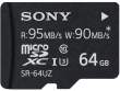 Karta pamięci Sony Professional, microSD cl10 UHS-I 64GB Przód