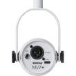  Audio mikrofony Shure Mikrofon dynamiczny MV7+ ze złączem  XLR/ USB-C (biały) Boki