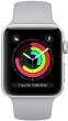  zegarki inteligentne Apple Watch Series 3 GPS, 38mm, srebrny z mglistym sportowym paskiem Tył