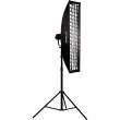  Lampy wideo akcesoria do lamp NANLITE Grid Eggcrate na softbox prostokątny 30x140 cm Przód