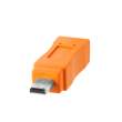  Kable USB do aparatów Tethertools KABEL USB-C 2.0 Mini-B 8-Pin 4.6m pomarańczowy (CUC2615-ORG) Boki