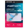  Kable HDMI Mathorn Kabel Mathorn MVC-40AC HDMI - HDMI Mini C 2.0 4K 60Hz 18Gbps 40cm Tył