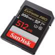 Karta pamięci Sandisk SDXC EXTREME PRO 512GB 200MB/s V30 UHS-I U3 Góra