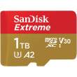 Karta pamięci Sandisk microSDXC 1TB Extreme 190MB/s A2 C10 V30 UHS-I U3 + adapter Przód