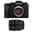 Aparat cyfrowy FujiFilm X-T5 + XF 18-55 mm f/2.8-4 OIS czarny - Zapytaj o ofertę Przód