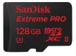 Karta pamięci Sandisk microSDXC 128 GB EXTREME PRO 275 MB/ sC10 UHS-II U3 + czytnik USB 3.0 Przód