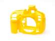 Zbroja EasyCover osłona gumowa dla Nikon D600/D610 żółta Przód